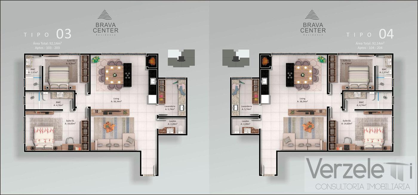 Apartamento, 2 quartos, 92 m² - Foto 11