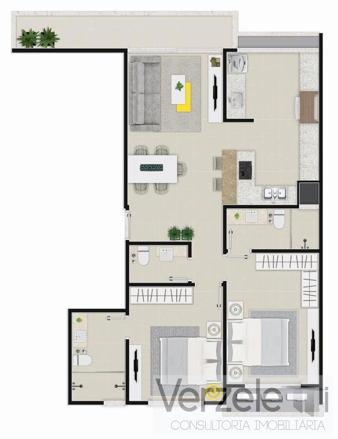 Apartamento, 2 quartos, 92 m² - Foto 28