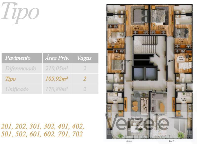 Apartamento, 3 quartos, 105 m² - Foto 7