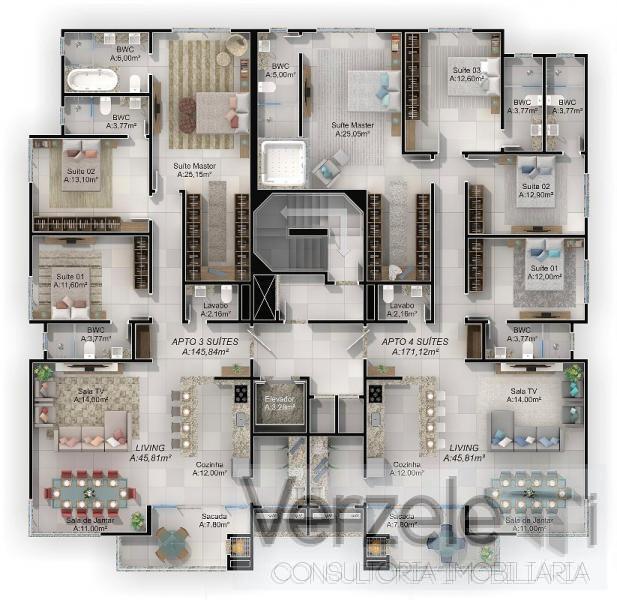 Apartamento, 4 quartos, 173 m² - Foto 23