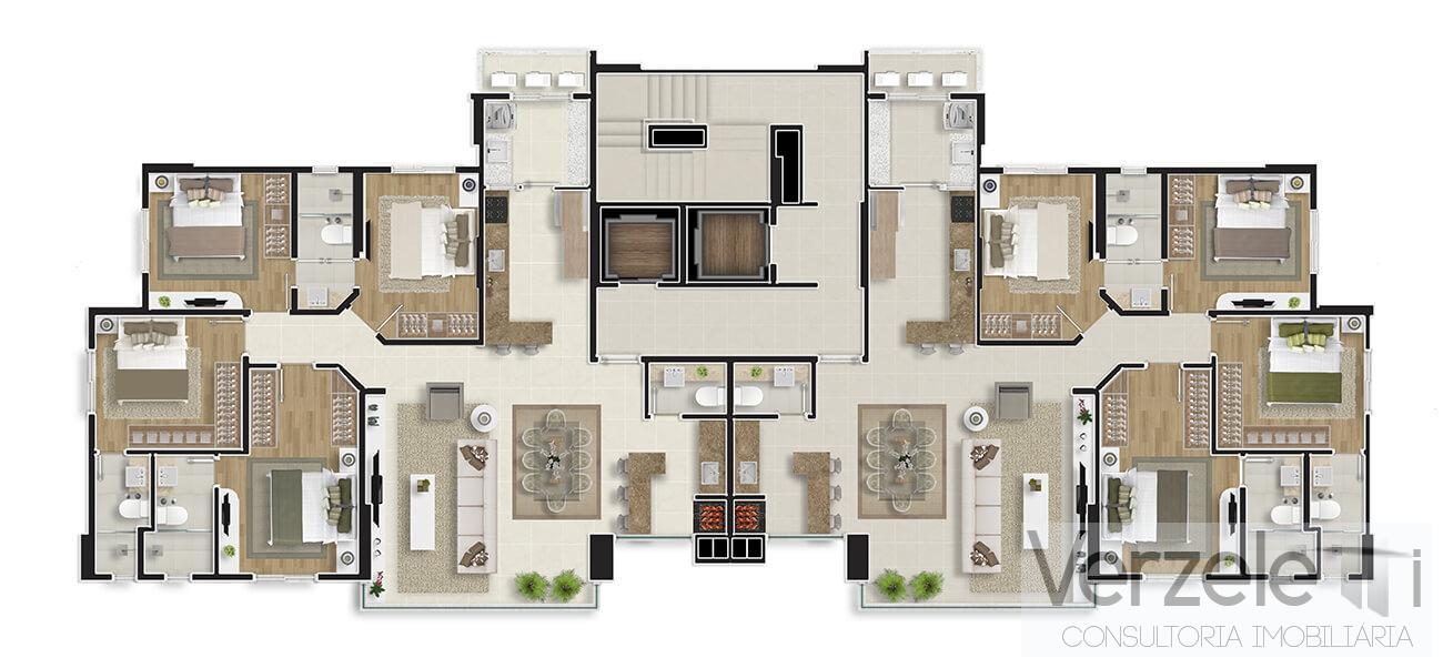 Apartamento, 4 quartos, 140 m² - Foto 19
