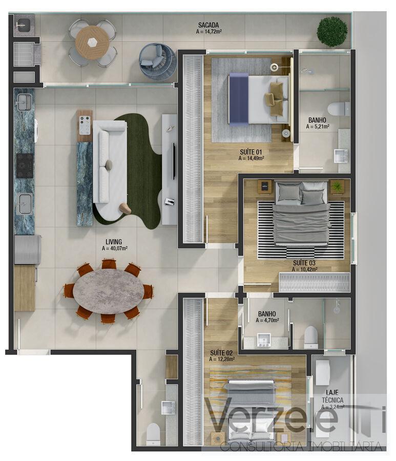 Apartamento, 3 quartos, 121 m² - Foto 23
