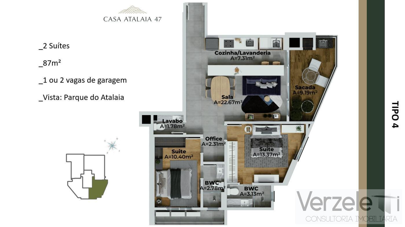 Apartamento, 2 quartos, 92 m² - Foto 33