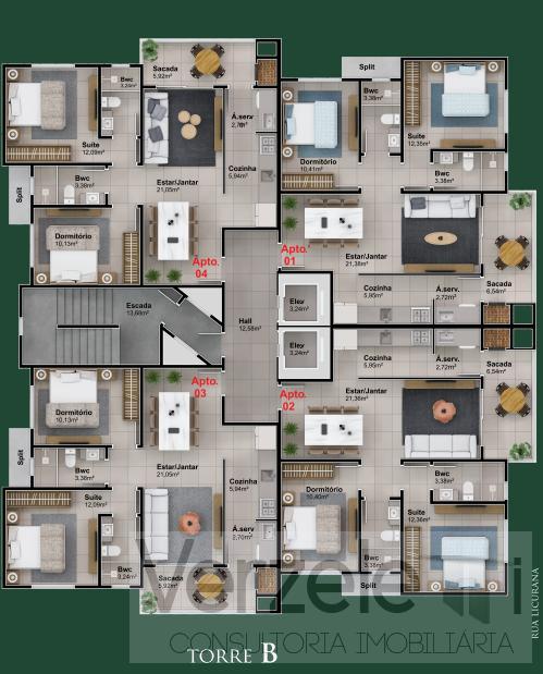 Apartamento, 2 quartos, 78 m² - Foto 13