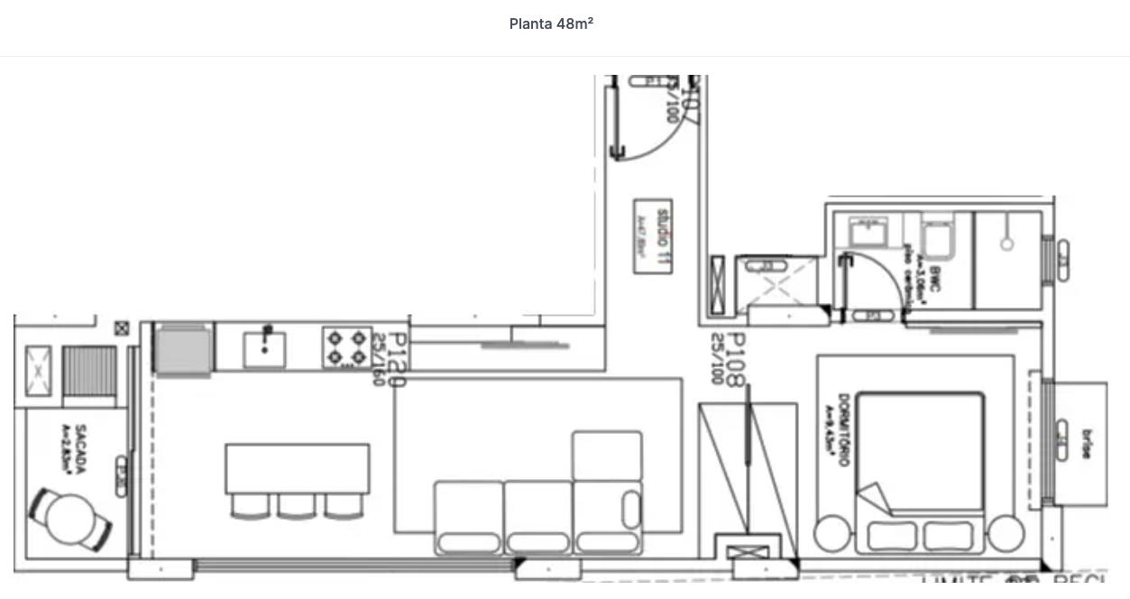 Apartamento, 1 quarto, 48 m² - Foto 12