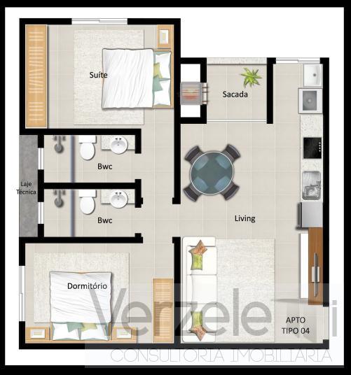 Apartamento, 1 quarto, 37 m² - Foto 19