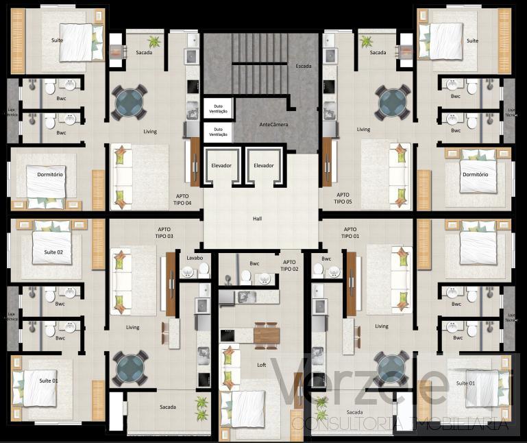 Flat/Apart Hotel, 1 quarto, 37 m² - Foto 18