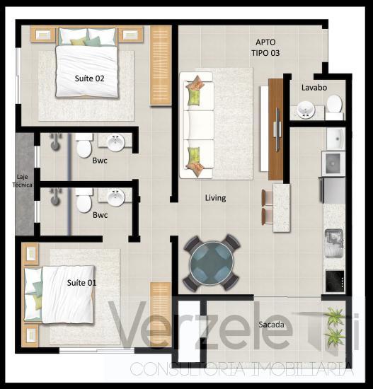 Apartamento, 2 quartos, 68 m² - Foto 20