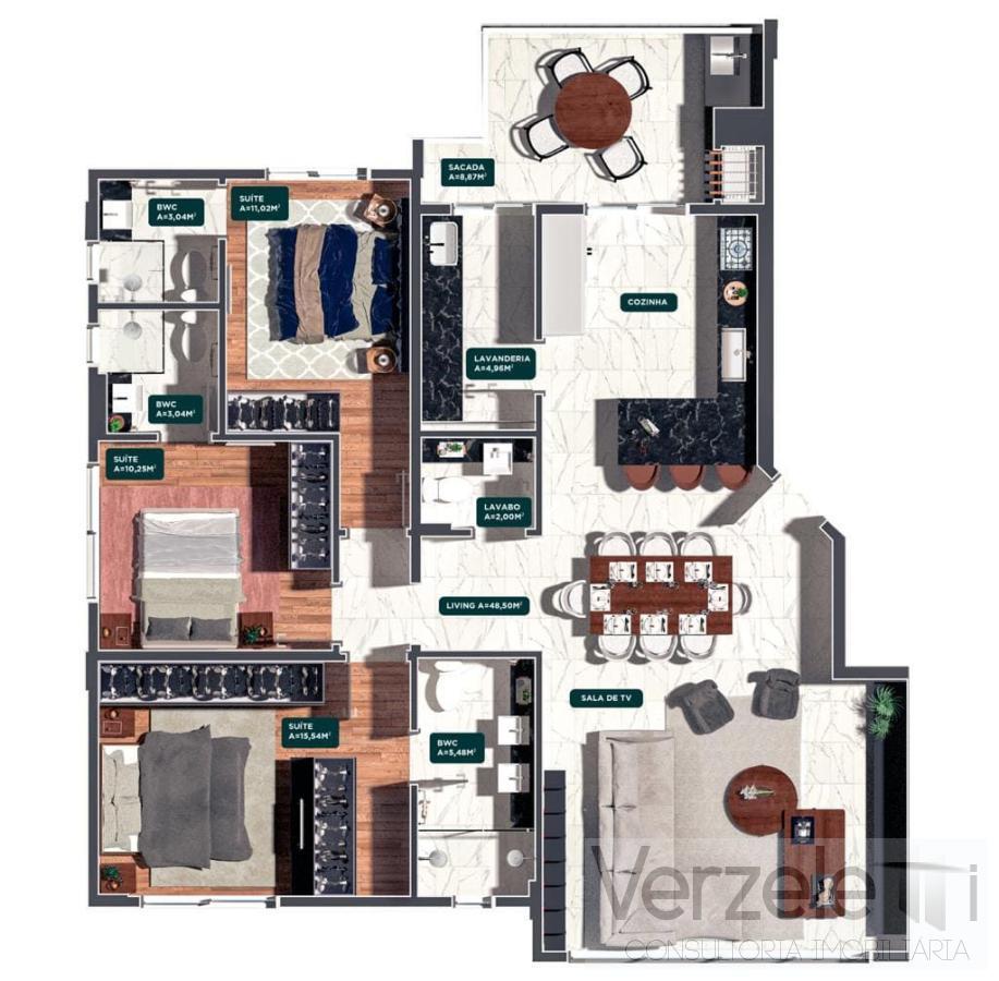 Apartamento, 3 quartos, 132 m² - Foto 15