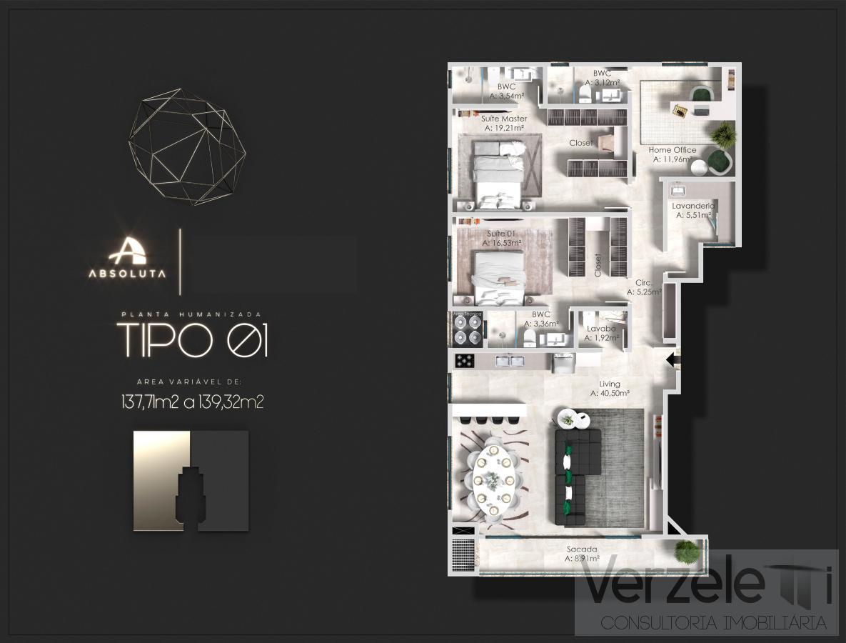 Apartamento, 3 quartos, 137 m² - Foto 39