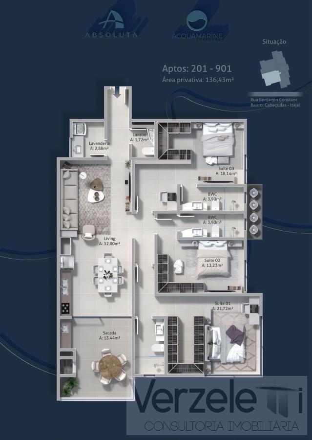 Apartamento, 3 quartos, 136 m² - Foto 58