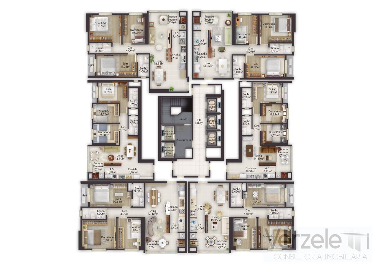 Apartamento, 3 quartos, 85 m² - Foto 24