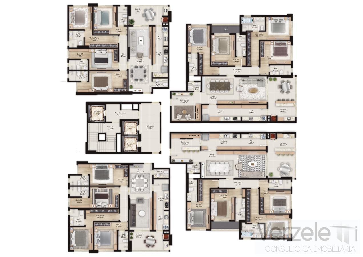 Apartamento, 4 quartos, 154 m² - Foto 33