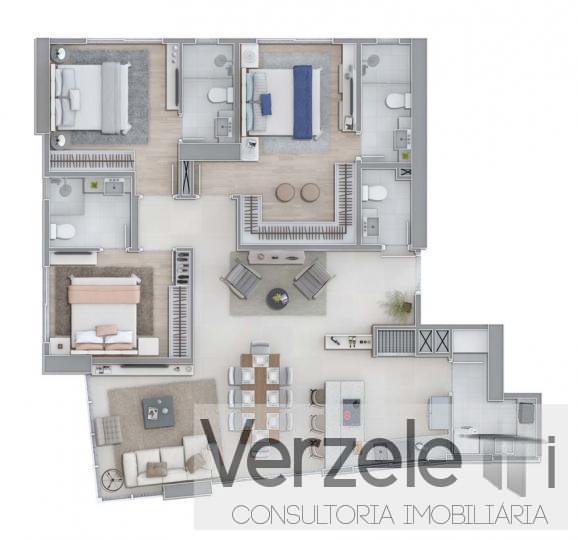 Apartamento, 3 quartos, 126 m² - Foto 11