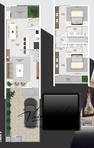 Sobrado, 2 quartos, 104 m² - Foto 3