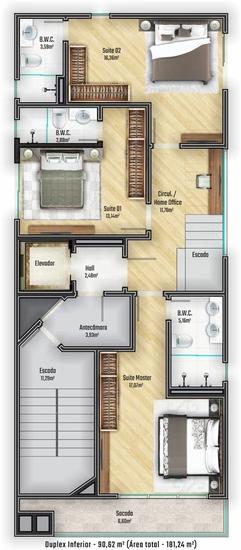 Apartamento, 4 quartos, 174 m² - Foto 16