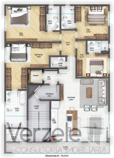 Apartamento, 4 quartos, 174 m² - Foto 13