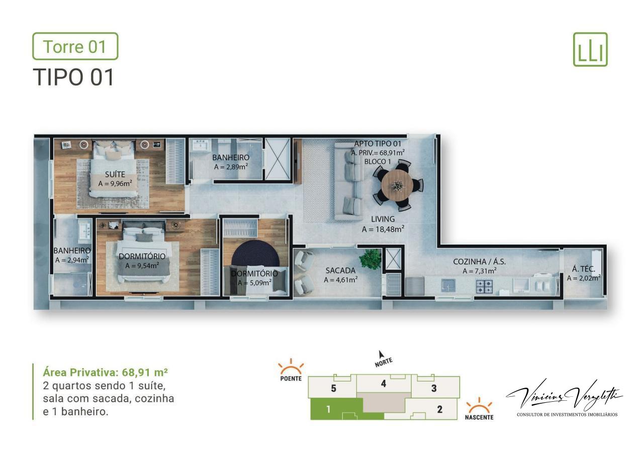 Apartamento, 2 quartos, 69 m² - Foto 25