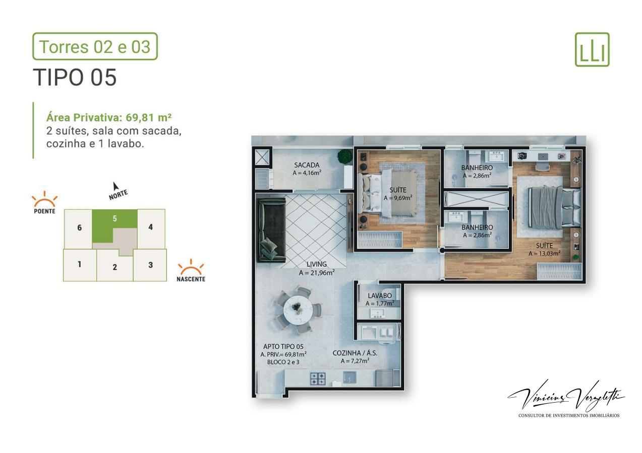 Apartamento, 2 quartos, 69 m² - Foto 20
