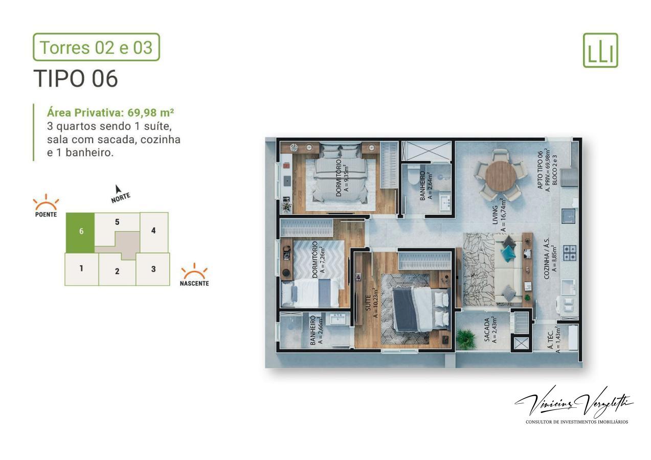Apartamento, 2 quartos, 69 m² - Foto 21