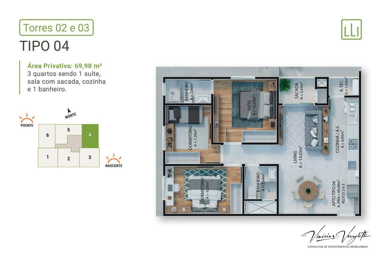 Apartamento, 2 quartos, 69 m² - Foto 19