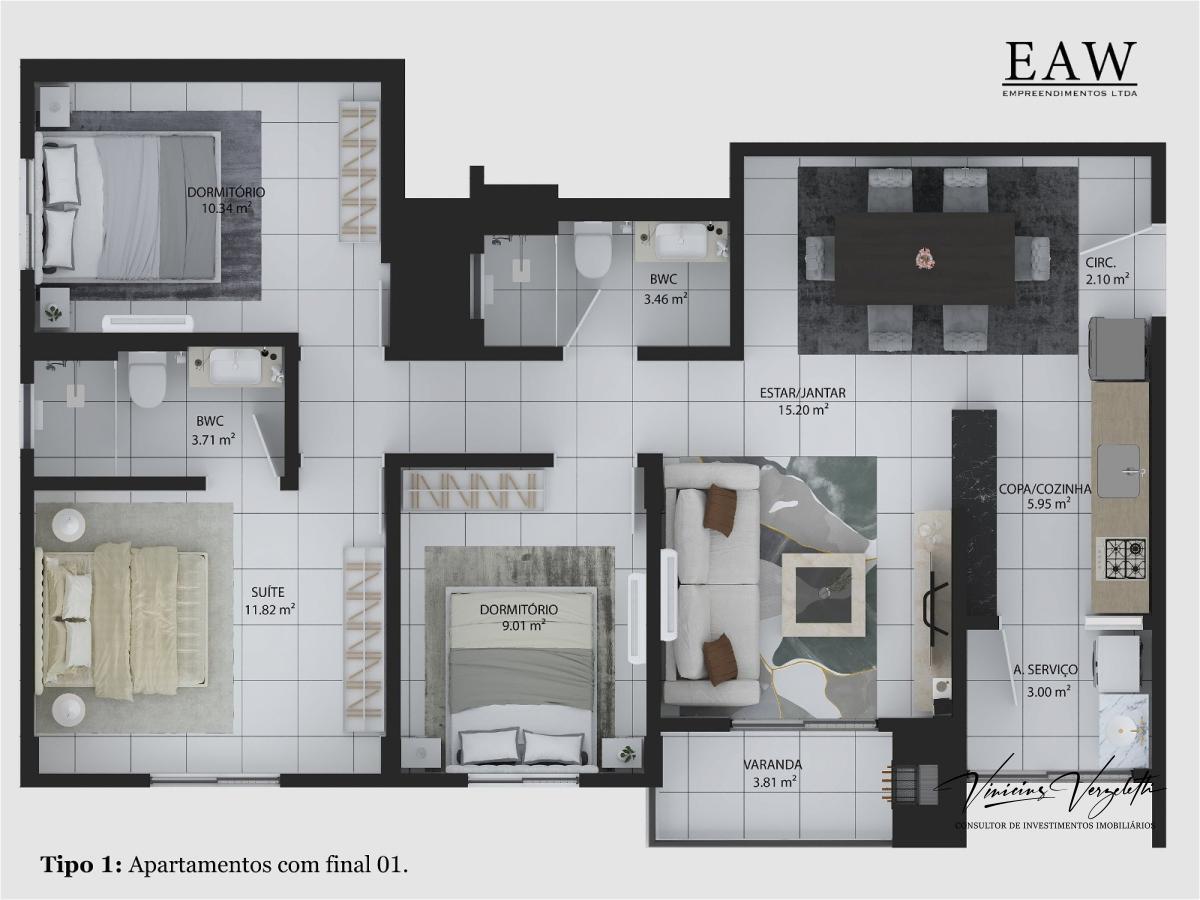 Apartamento, 2 quartos, 71 m² - Foto 30