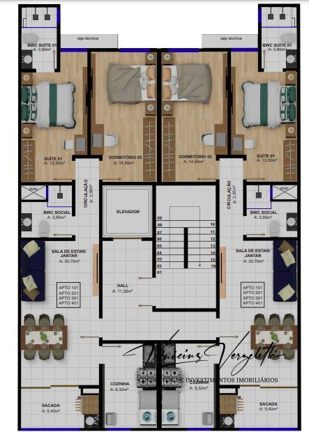 Apartamento, 2 quartos, 81 m² - Foto 10