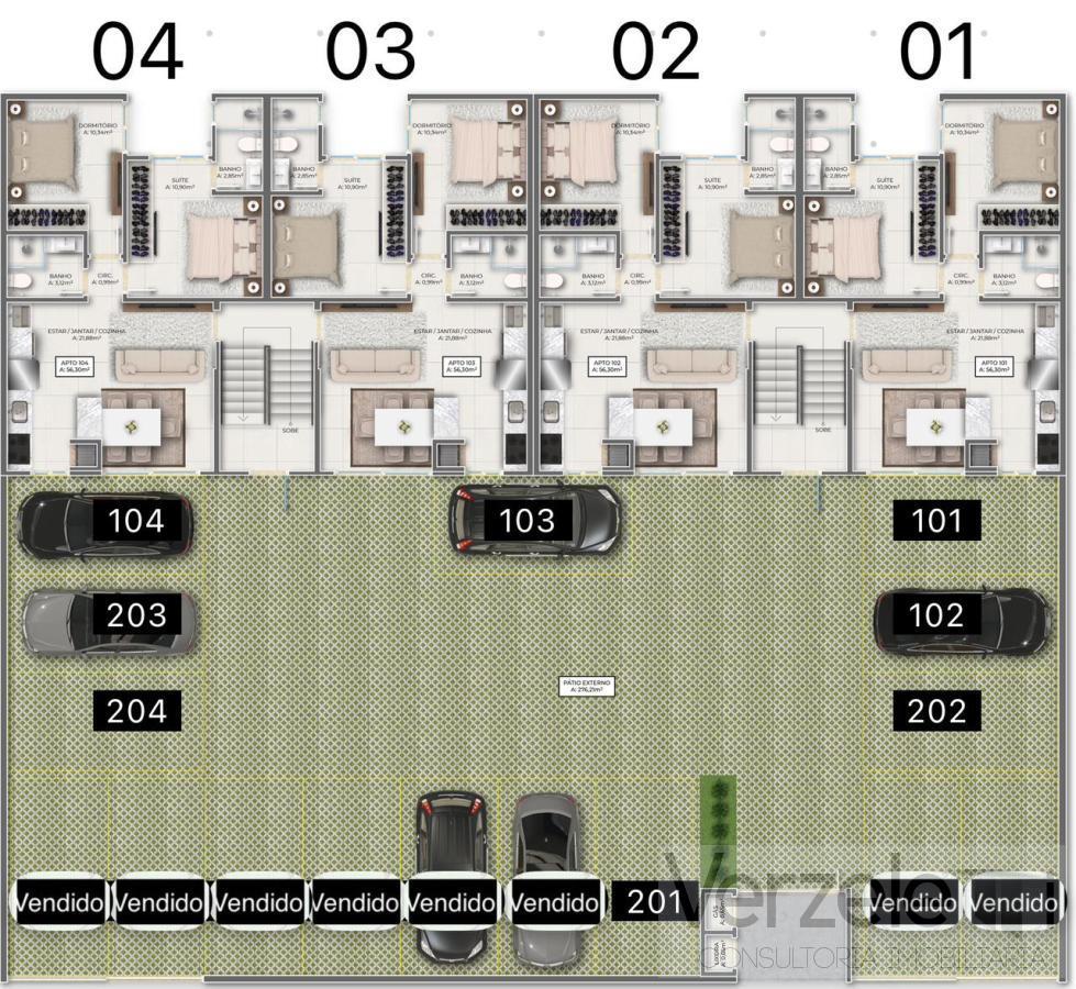 Apartamento, 2 quartos, 61 m² - Foto 7