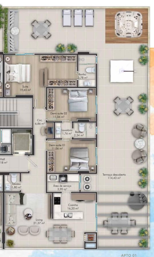 Apartamento, 3 quartos, 230 m² - Foto 30