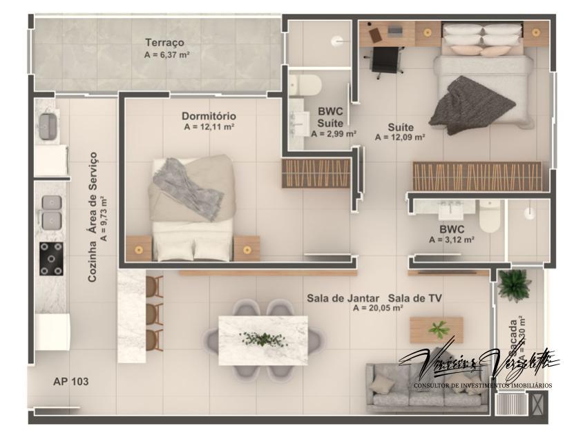 Apartamento, 2 quartos, 72 m² - Foto 14