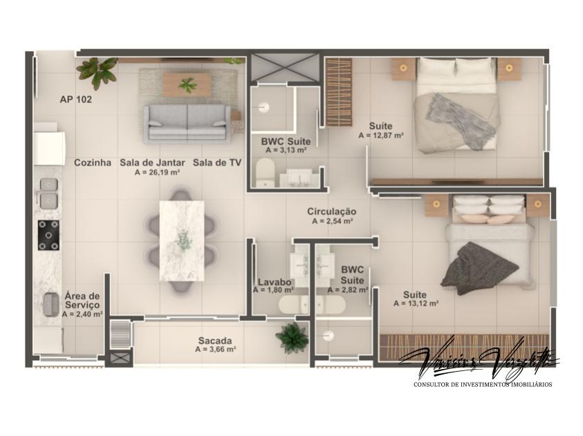 Apartamento, 3 quartos, 86 m² - Foto 15