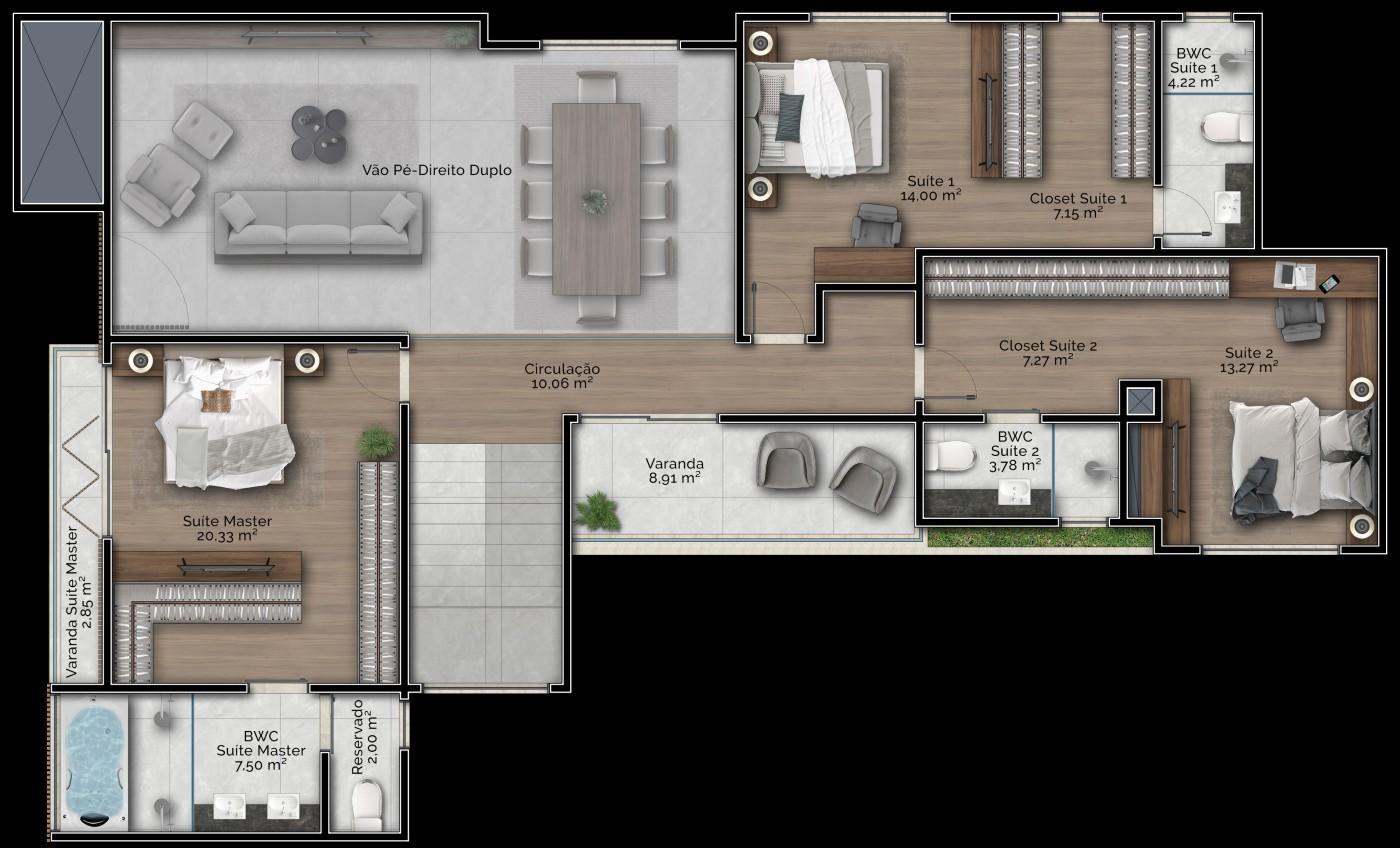 Casa de Condomínio, 4 quartos - Foto 10