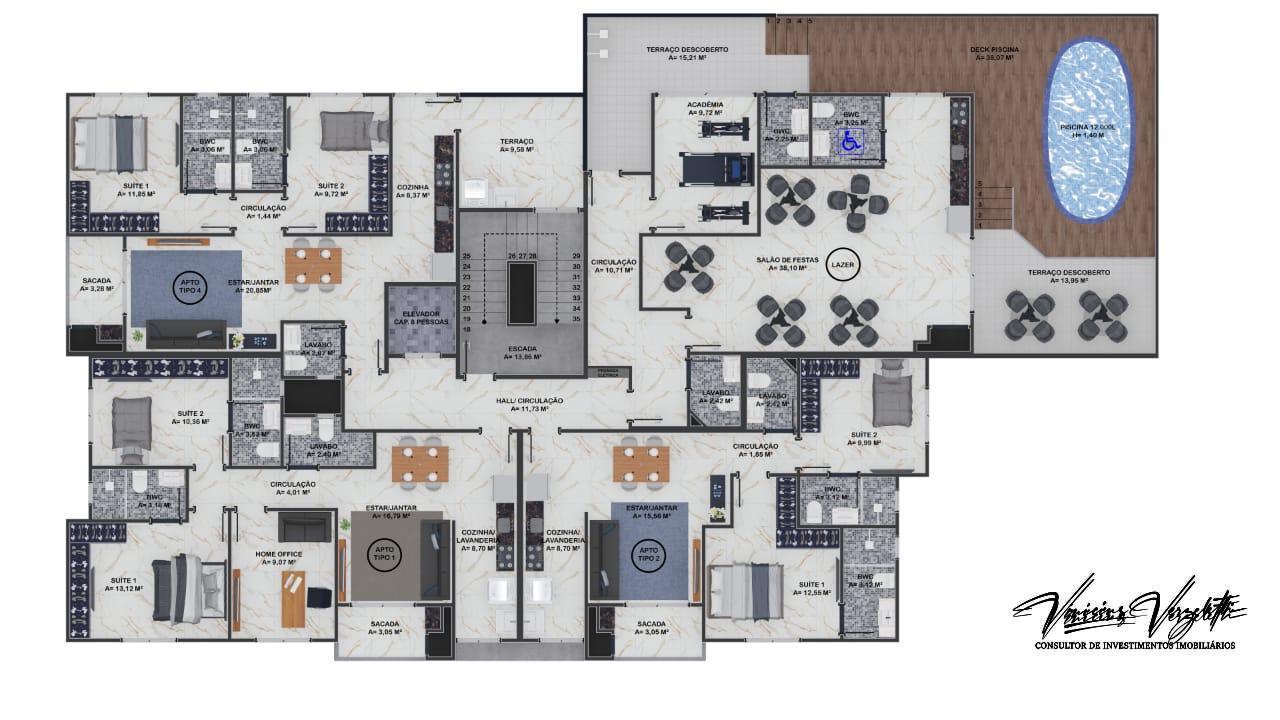 Apartamento, 2 quartos, 69 m² - Foto 35