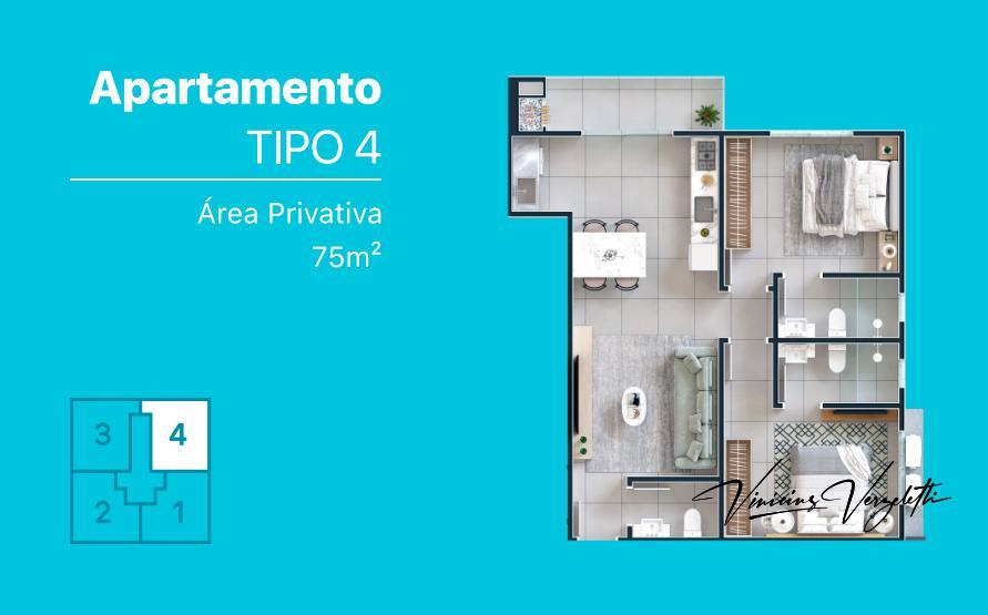 Apartamento, 2 quartos, 75 m² - Foto 10