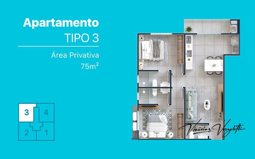 Apartamento, 2 quartos, 75 m² - Foto 12