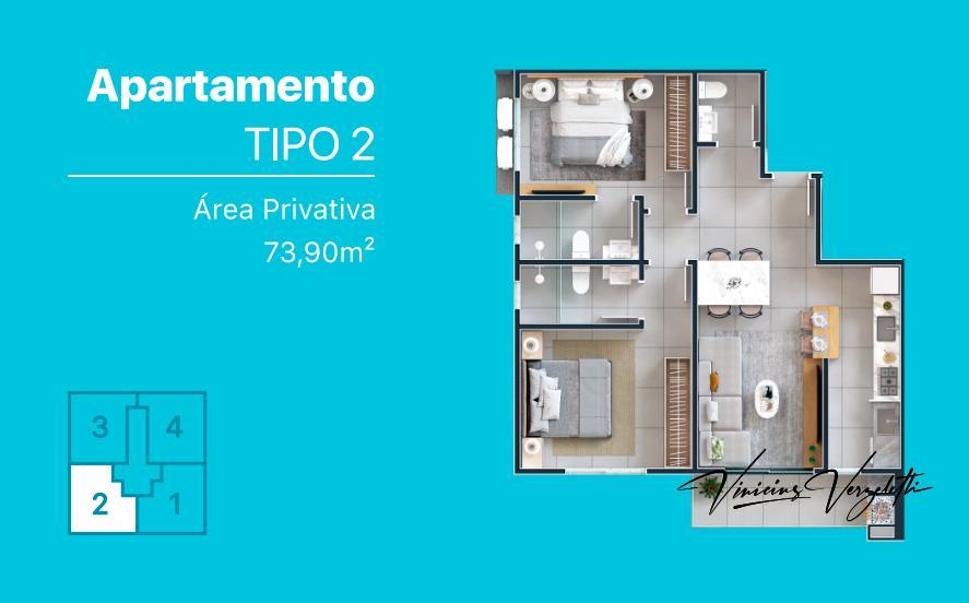 Apartamento, 2 quartos, 75 m² - Foto 13