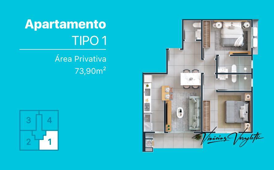 Apartamento, 2 quartos, 75 m² - Foto 14