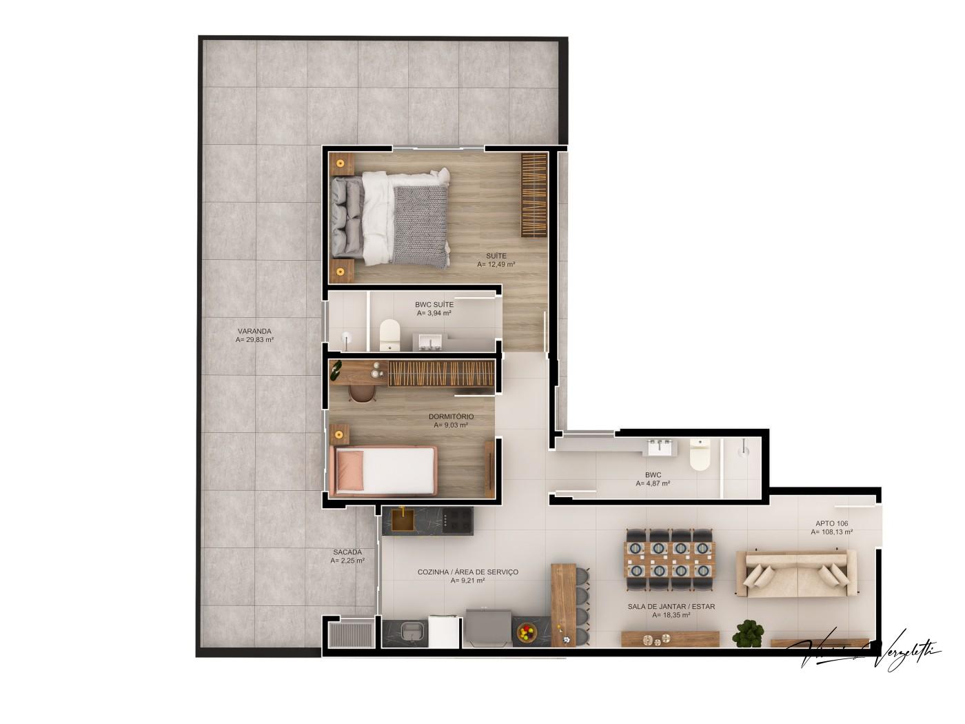 Apartamento, 2 quartos, 55 m² - Foto 16