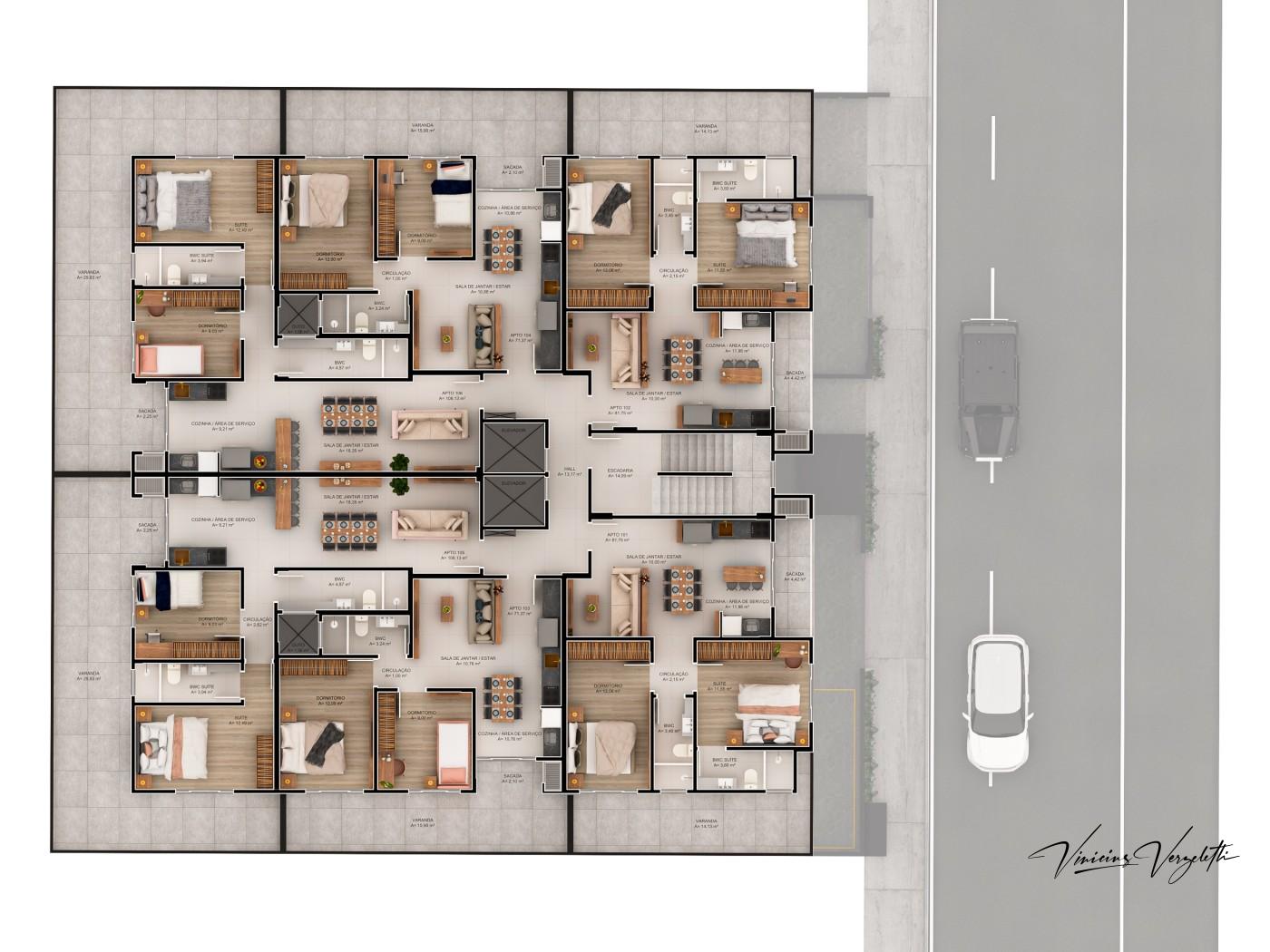 Apartamento, 2 quartos, 55 m² - Foto 23
