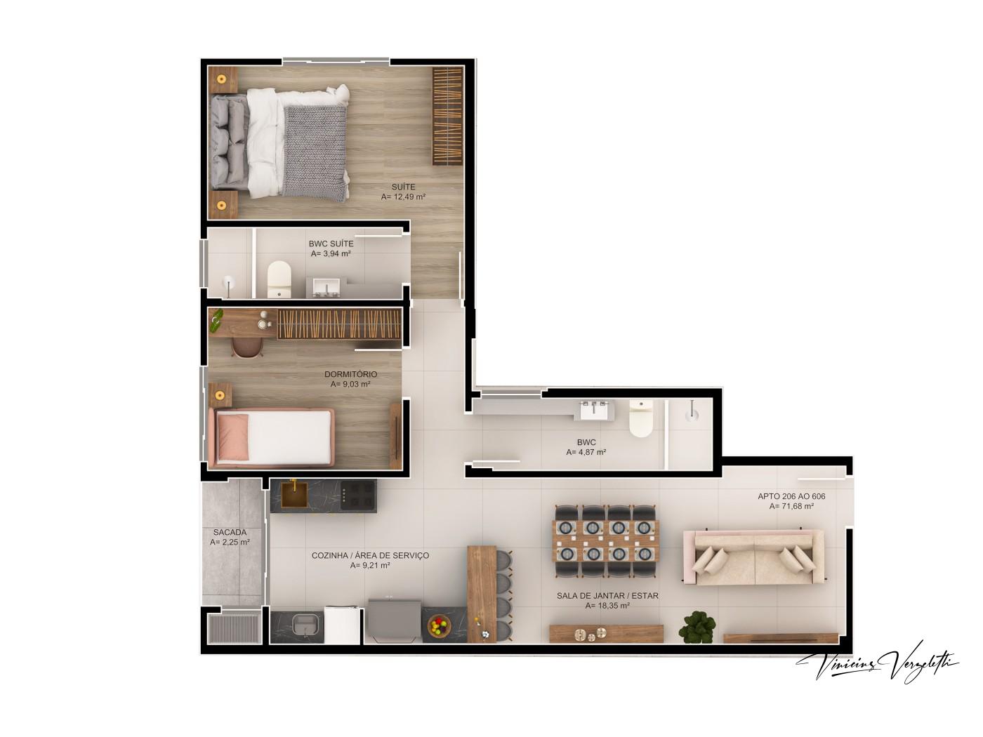 Apartamento, 2 quartos, 55 m² - Foto 22