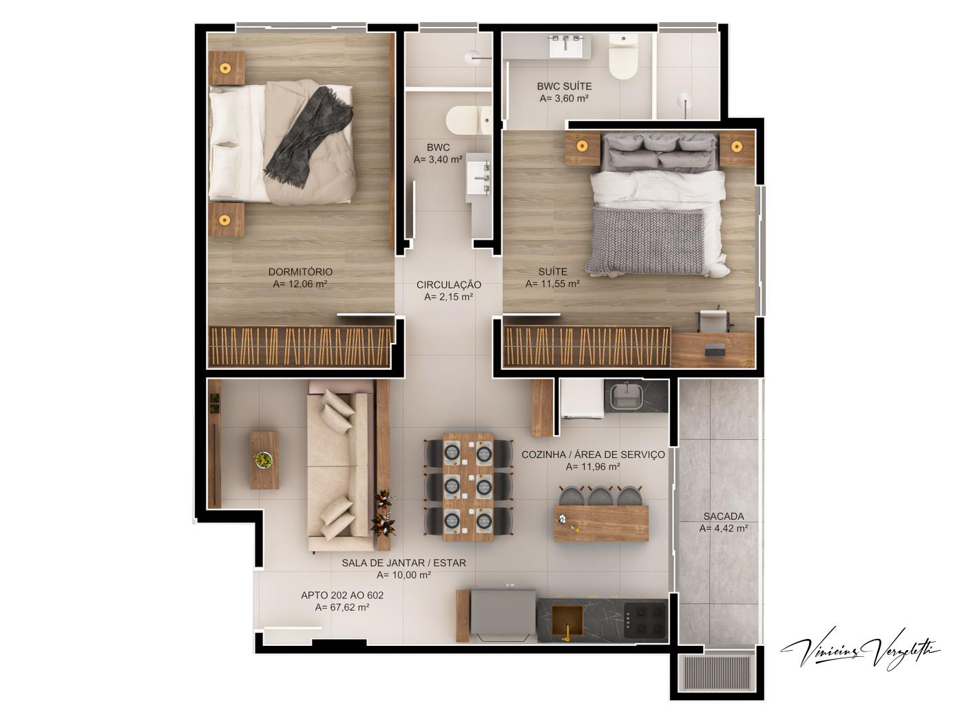 Apartamento, 2 quartos, 73 m² - Foto 18