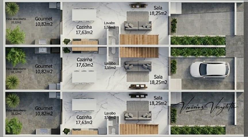 Sobrado, 3 quartos, 129 m² - Foto 4
