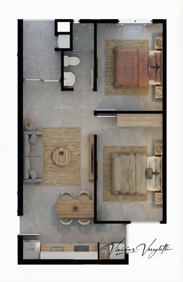 Apartamento, 1 quarto, 43 m² - Foto 9
