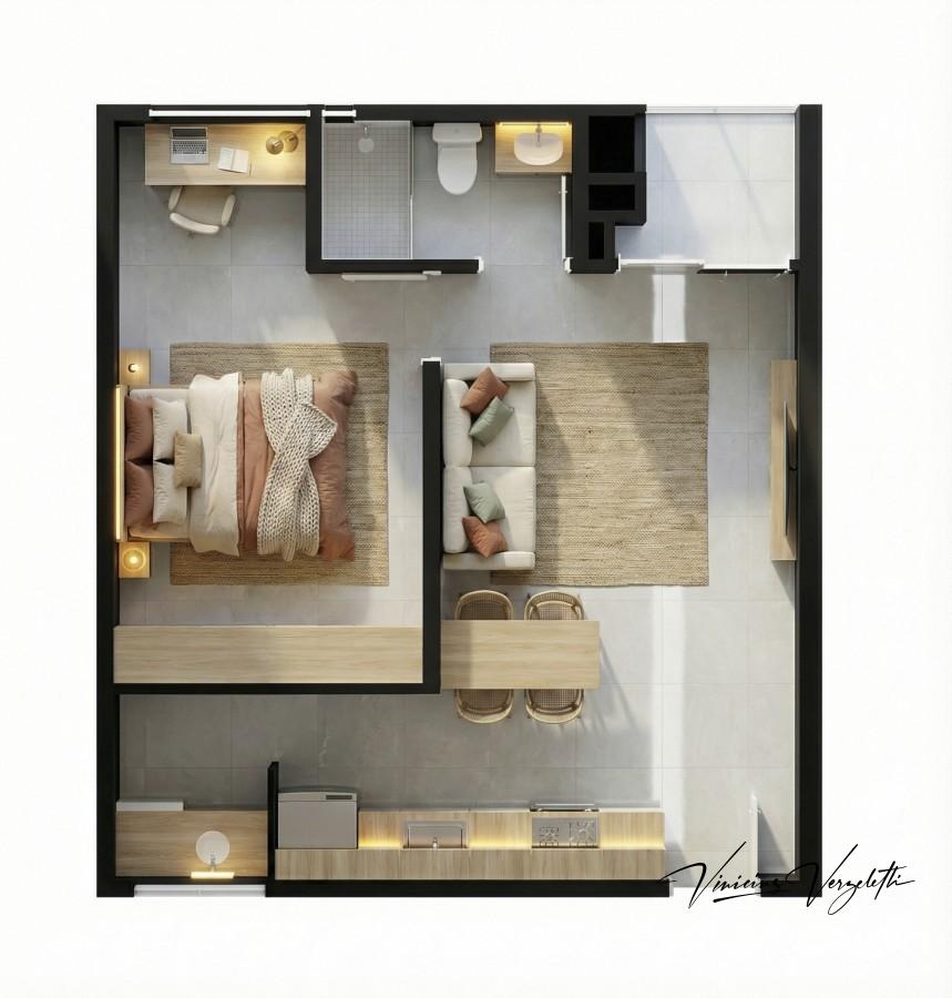 Apartamento, 1 quarto, 43 m² - Foto 8