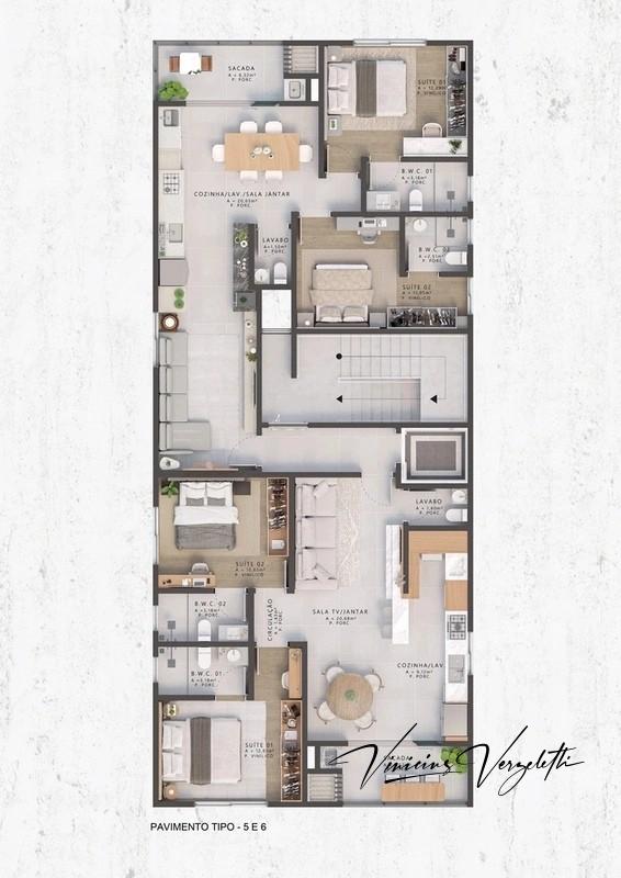 Apartamento, 2 quartos, 78 m² - Foto 7