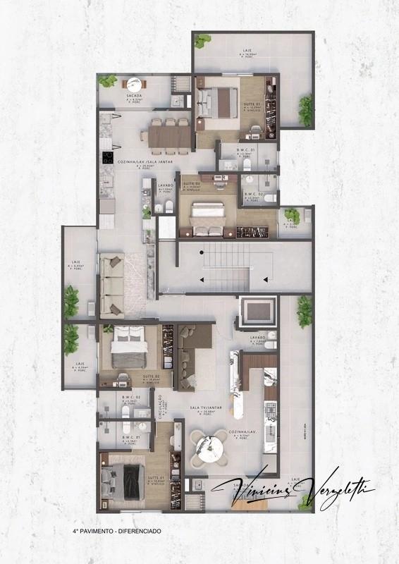 Apartamento, 2 quartos, 78 m² - Foto 9