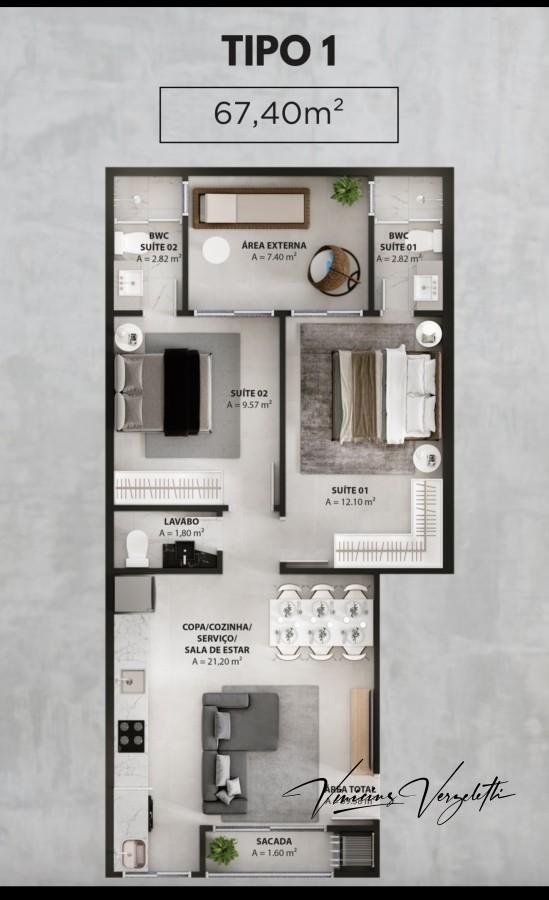Apartamento, 2 quartos, 68 m² - Foto 23